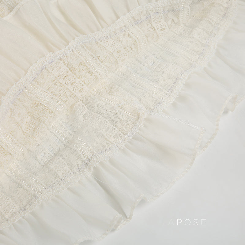 Braya Lace Puff Sleeve Top