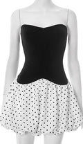 Brayleigh Polka Dot Tube Mini Dress [MY1GDNY9]
