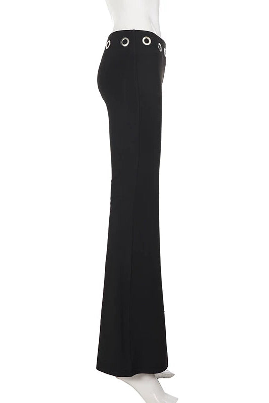 LaPose - Breanna Low Rise Grommet Flare Pants