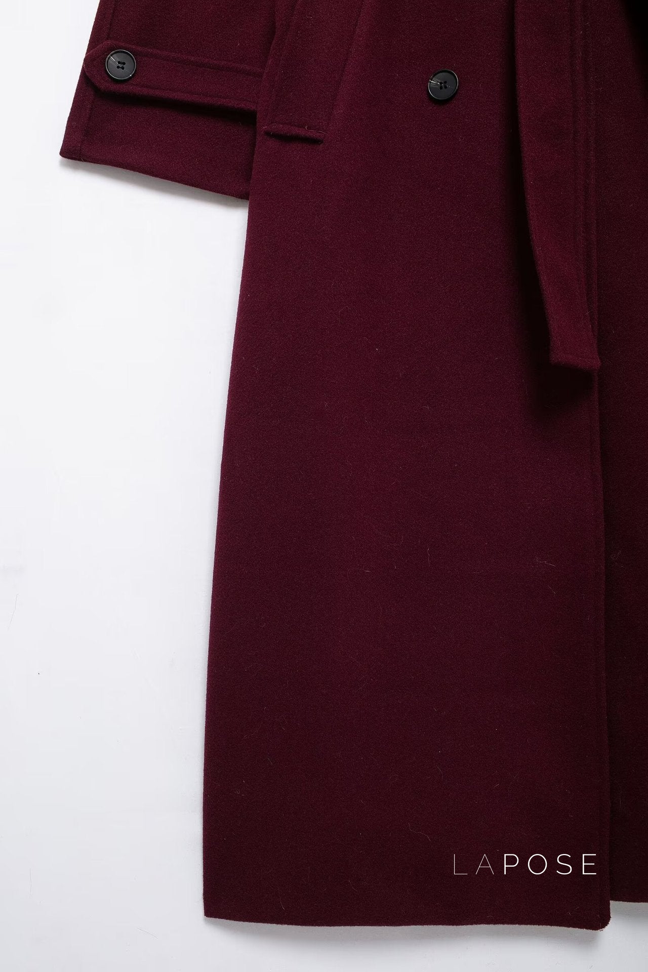 Brenley Double-Breasted Belted Coat [PG9T04WV]
