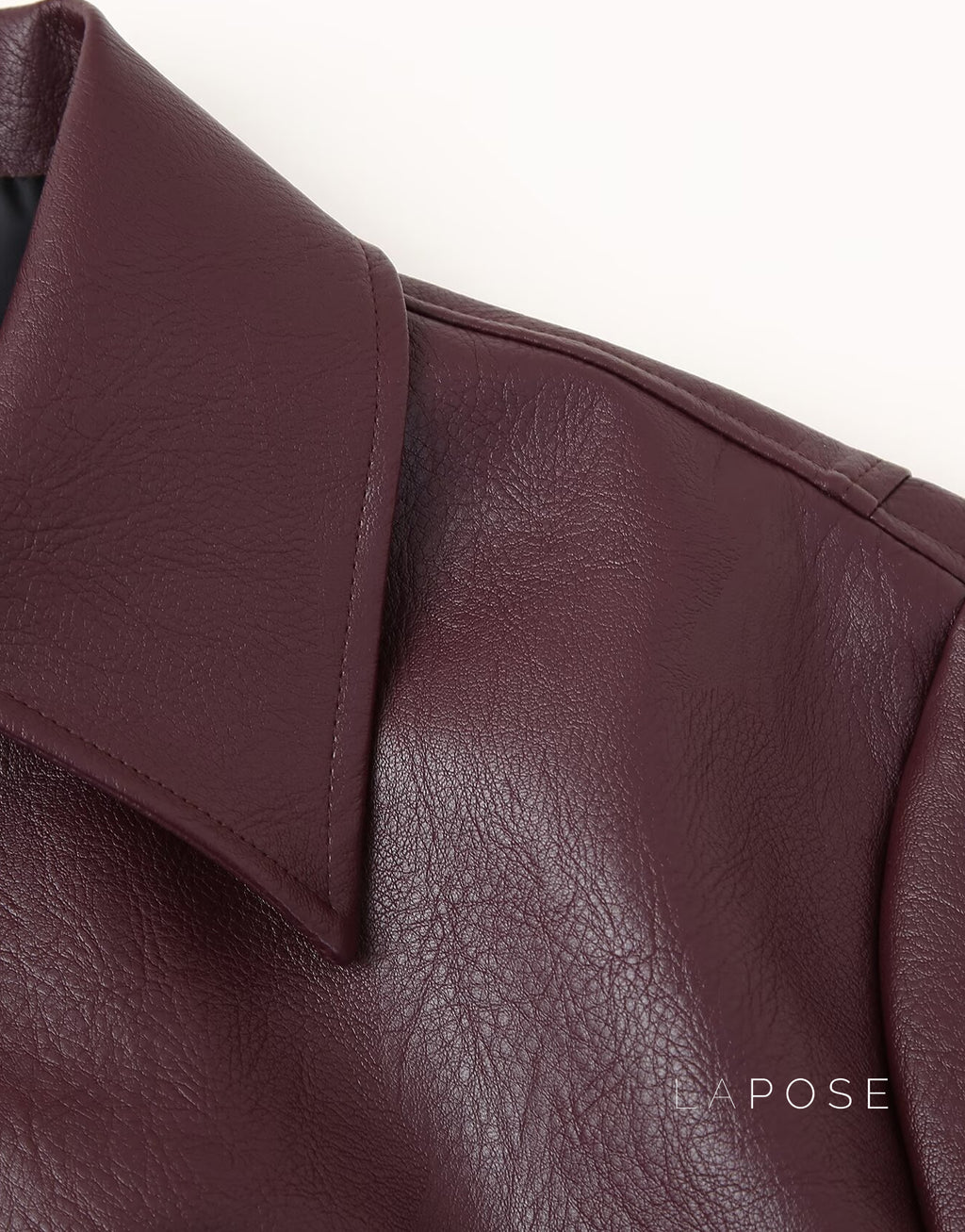 Brenna Lapel Faux Leather Jacket [VXQ2AEUZ]