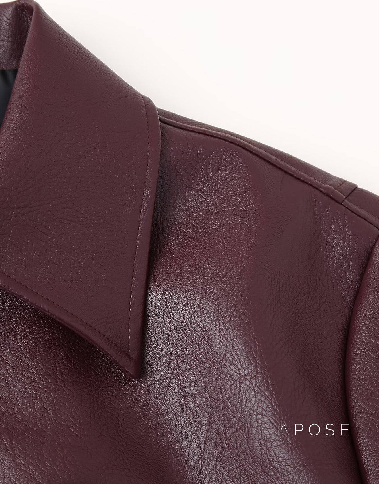 Brenna Lapel Faux Leather Jacket [VXQ2AEUZ]