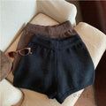 Bria Knit Wide-Leg Shorts [IQMA28I4]