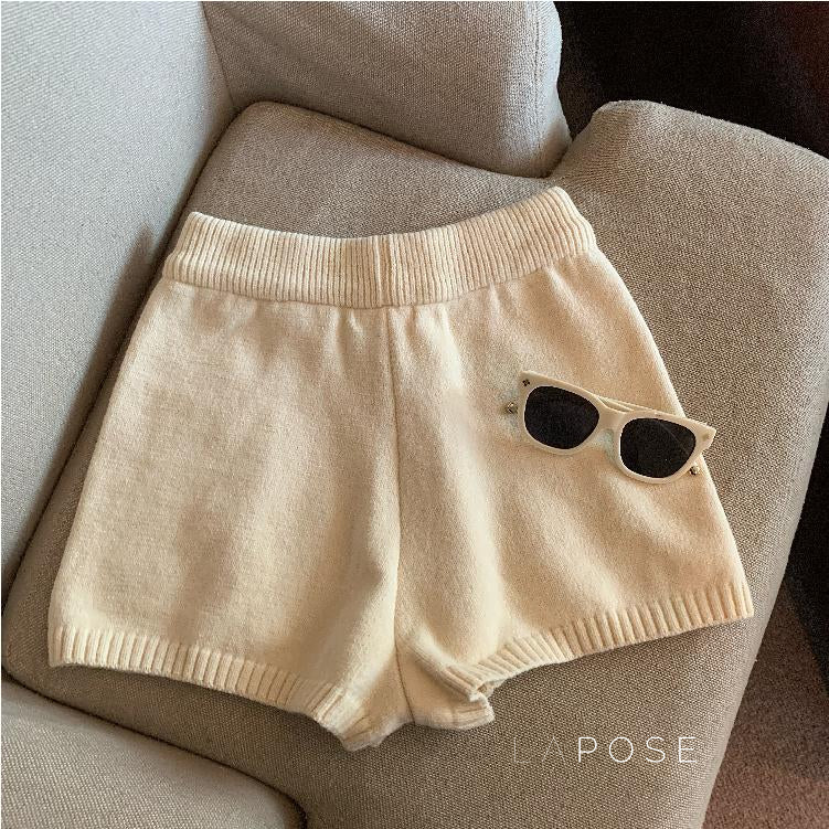 Bria Knit Wide-Leg Shorts [7FV2VM3R]