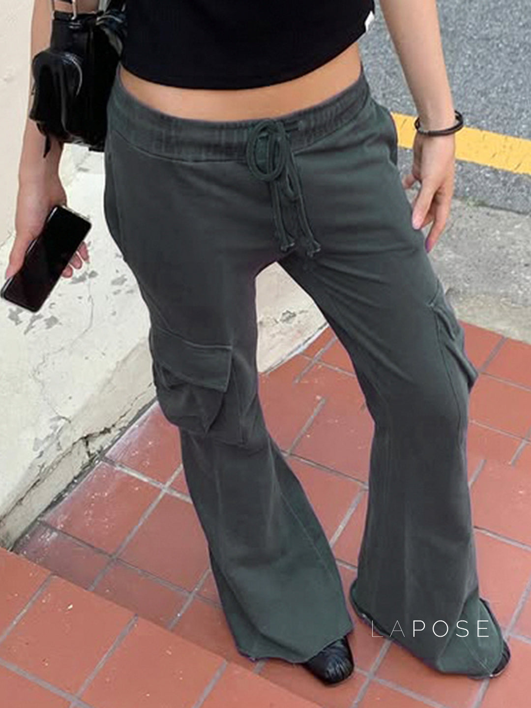 Bridgette Patchwork Knit Pants [KHCRKA1H]