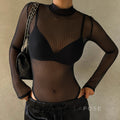 Brienne Backless Mesh Romper [DDSPSM38]