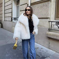 Brisa Plush Faux Fur Coat [4TIUOAOE]