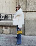 Brisa Plush Faux Fur Coat [YGFGZPCQ]