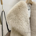 Brisa Plush Faux Fur Coat [AC176RQJ]