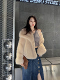 Brisa Plush Faux Fur Coat [NOZ05PRR]