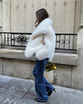 Brisa Plush Faux Fur Coat [QNQ9M5GS]