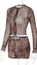 Britain Leopard Mesh Short Set [A5VKKZLQ]