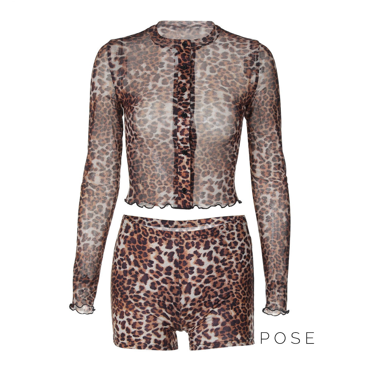 Britain Leopard Mesh Short Set [6IFOFVY8]