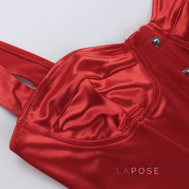 Brithany Buckle Backless Top [7YCY2MQP]