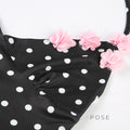 Brithany Floral Polka Halter Top [N7MYIPGH]