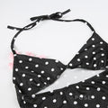 Brithany Floral Polka Halter Top [2JCFU007]