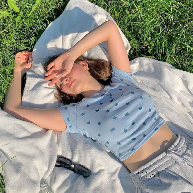 Brittyn Floral Crop Top