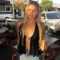 Brylei Mesh Halter Top