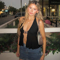 Brylei Mesh Halter Top