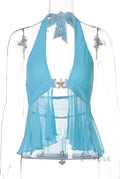 Brylei Mesh Halter Top