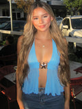 Brylei Mesh Halter Top
