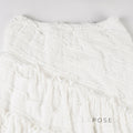 Bryn Ruffle Asymmetric Maxi Skirt [W15TMA54]