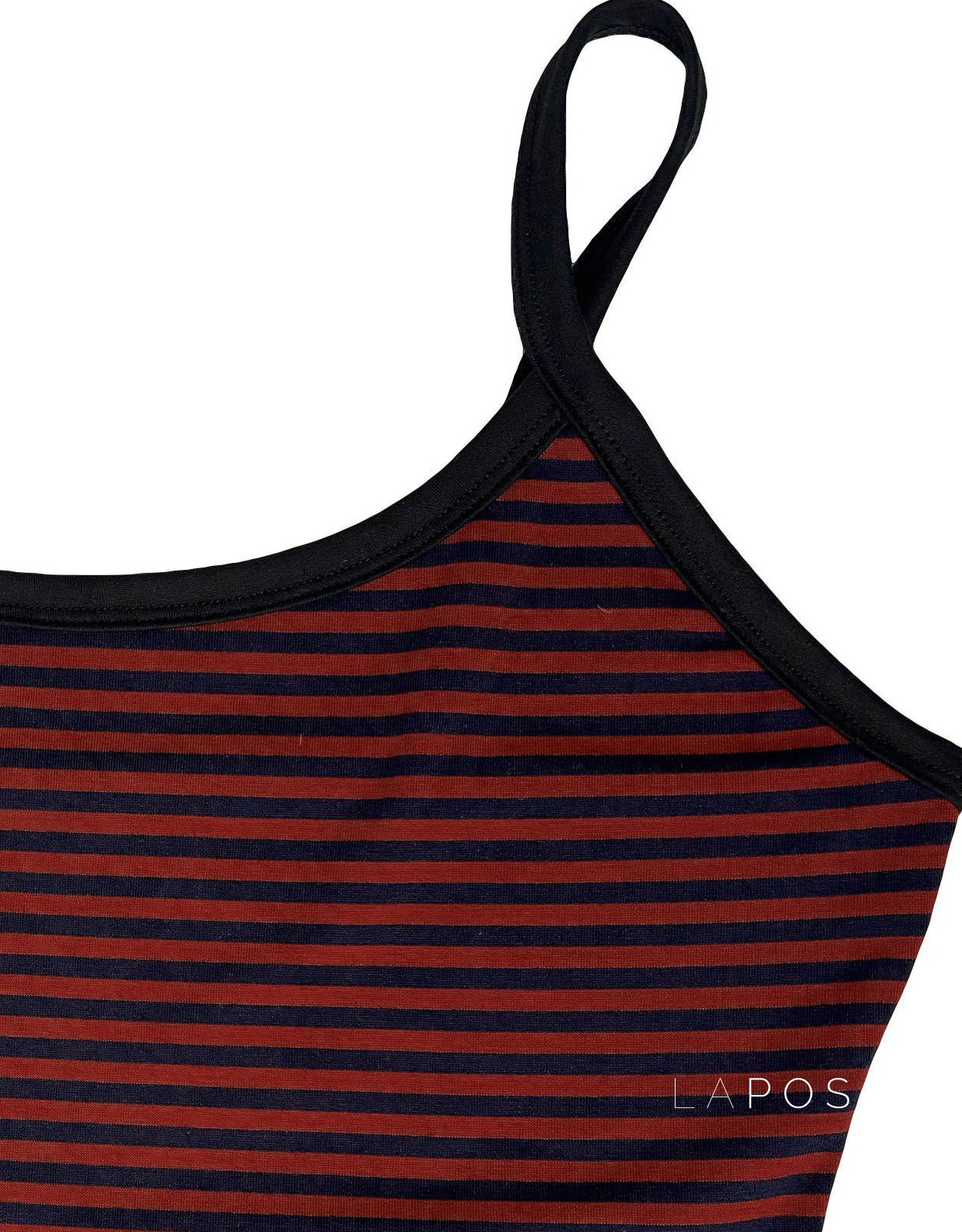 Brystol Striped Camisole Crop Top [990QX1W2]