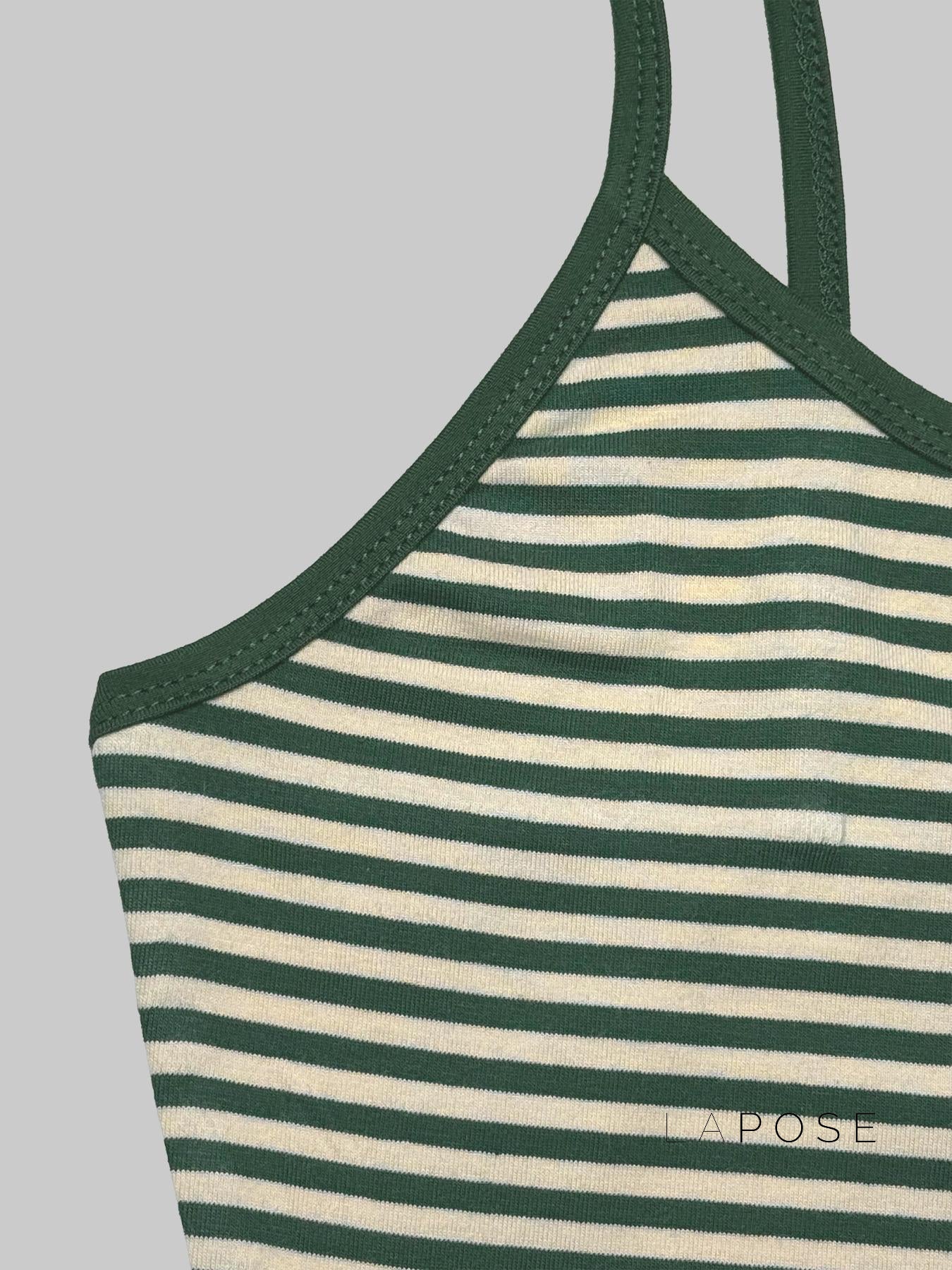 Brystol Striped Camisole Crop Top [UBLWW4DY]