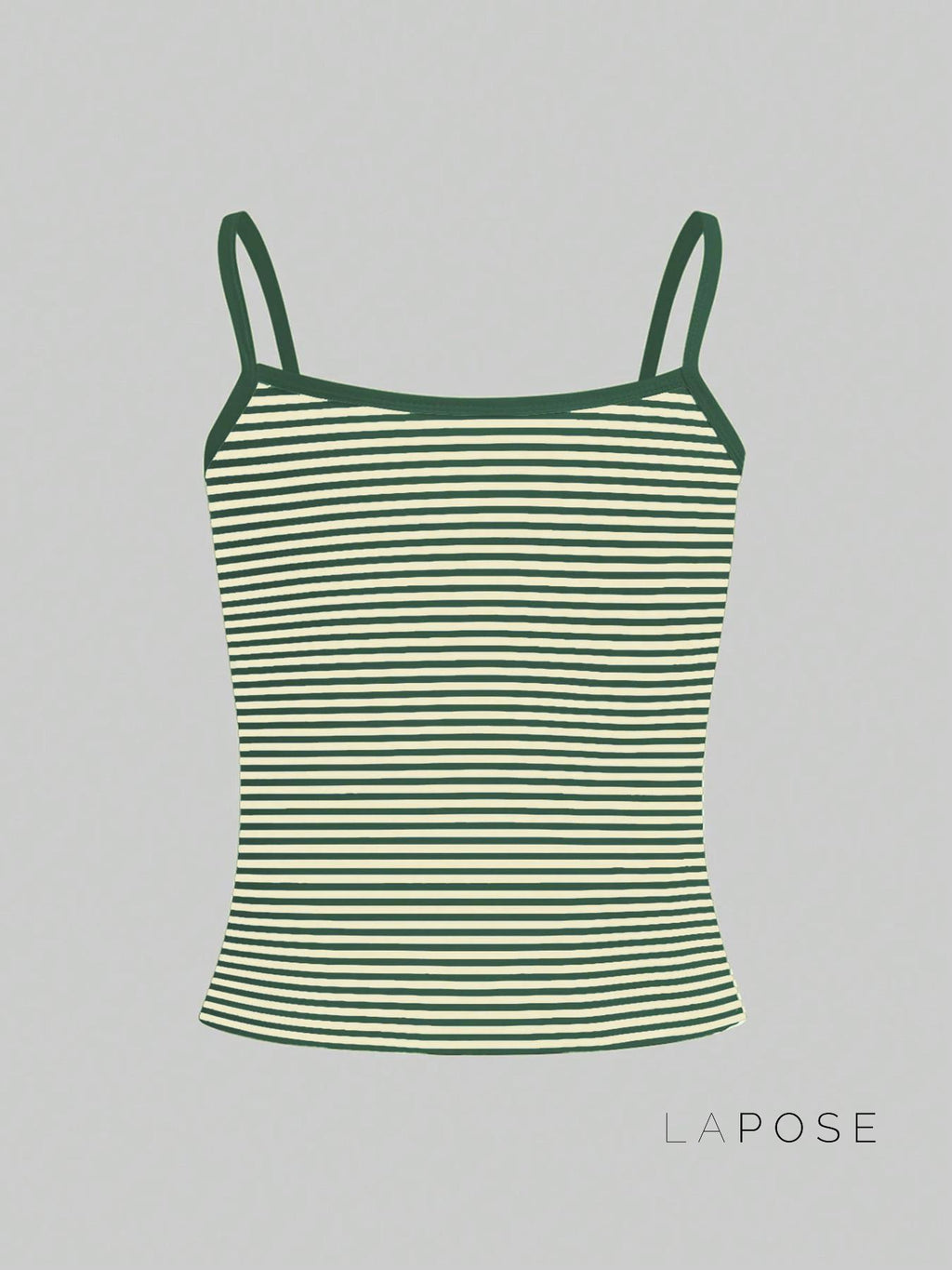 Brystol Striped Camisole Crop Top [A8759EOG]