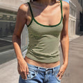 Brystol Striped Camisole Crop Top [O5OY1J9K]