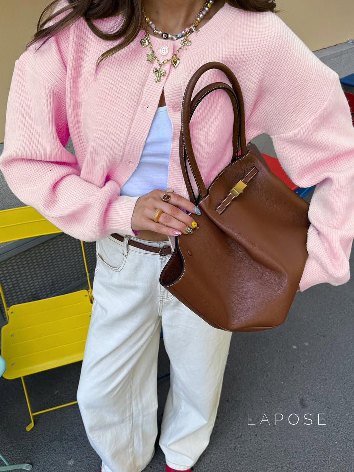 Caeli Cozy Button Knit Cardigan [YY5O8YQO]
