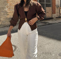 Caelyn Knitted V-neck Cardigan [LJ5WZWD0]
