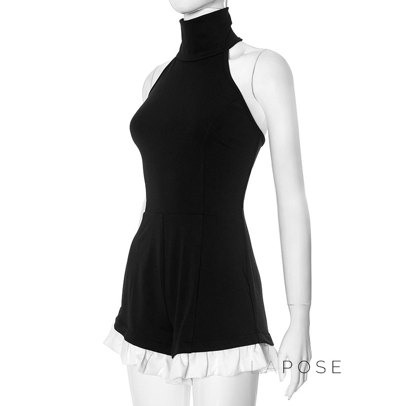 Calani Backless Halter Romper [ZCR4NVEX]