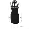 Cali Halter Ring Midi Dress [I7Q3FYS7]