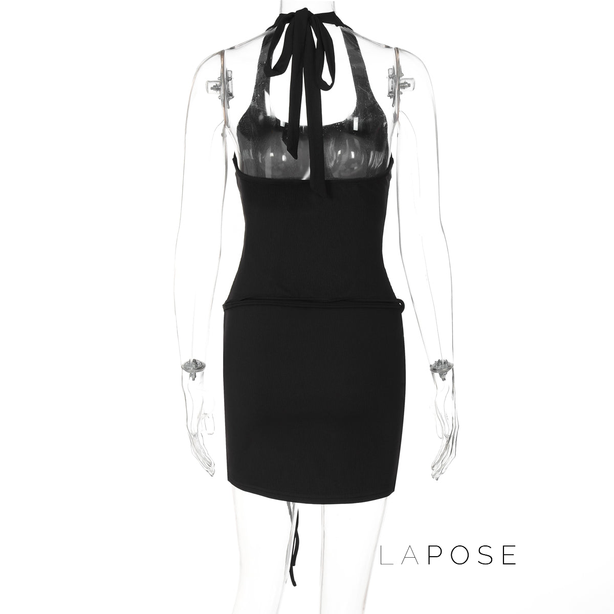 Cali Halter Ring Midi Dress [I7Q3FYS7]