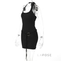 Cali Halter Ring Midi Dress [XA2JYV4R]