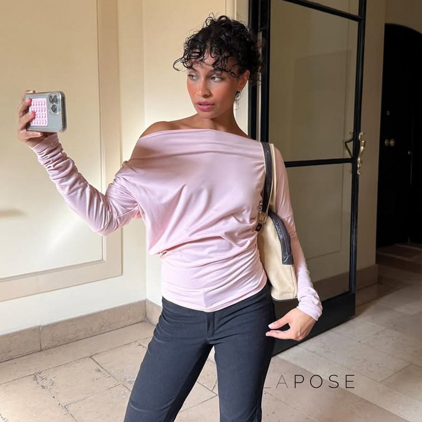 Calista Off Shoulder Knit Top [357CRT97]