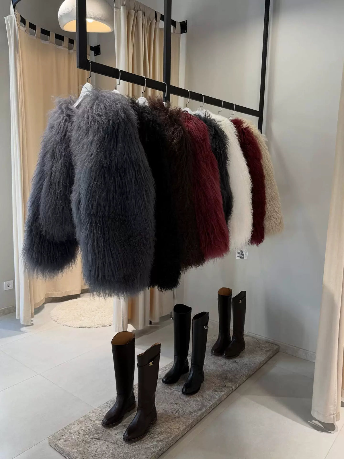 LaPose - Carlotta Shaggy Faux Fur Jacket