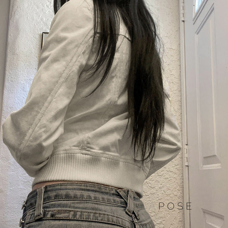 Carlynn Striped Bomber Jacket [8VF5F3CZ]