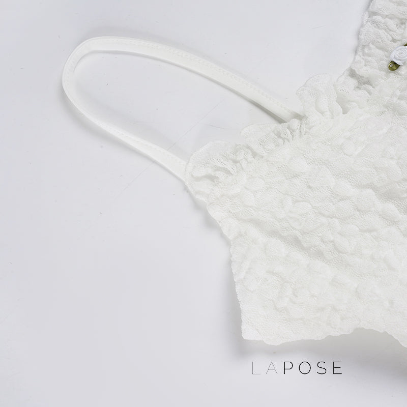 Carson Jacquard Lace Camisole [XPFOIUNO]