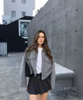 Caterina Cropped Cape Jacket [IMICX9NS]
