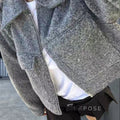 Caterina Cropped Cape Jacket [8PAOMDKW]