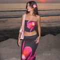 Caylie Floral Maxi Skirt Set