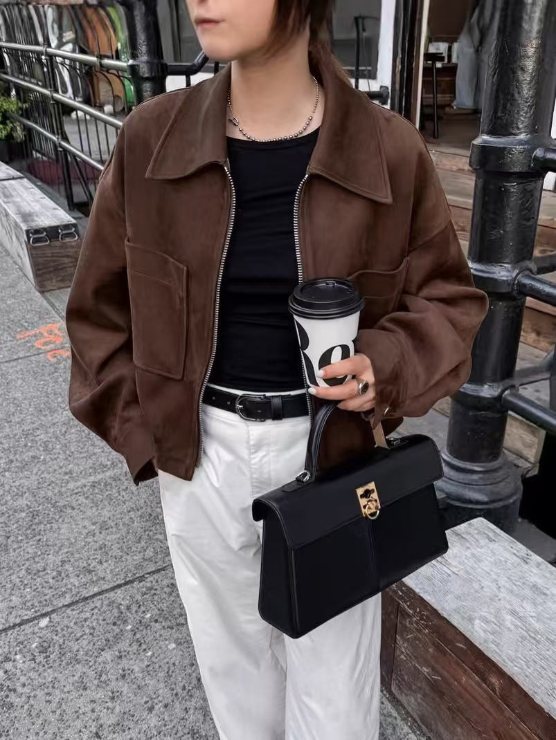 Celestine Cropped Lapel Jacket [LLSHEHQW]