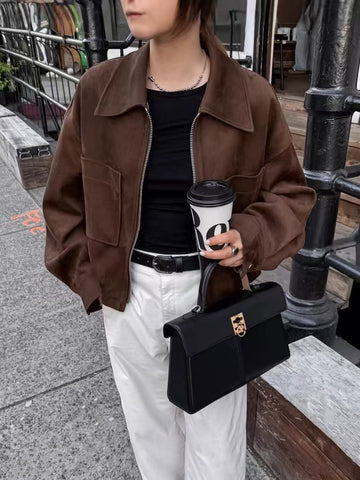 Celestine Cropped Lapel Jacket [LLSHEHQW]