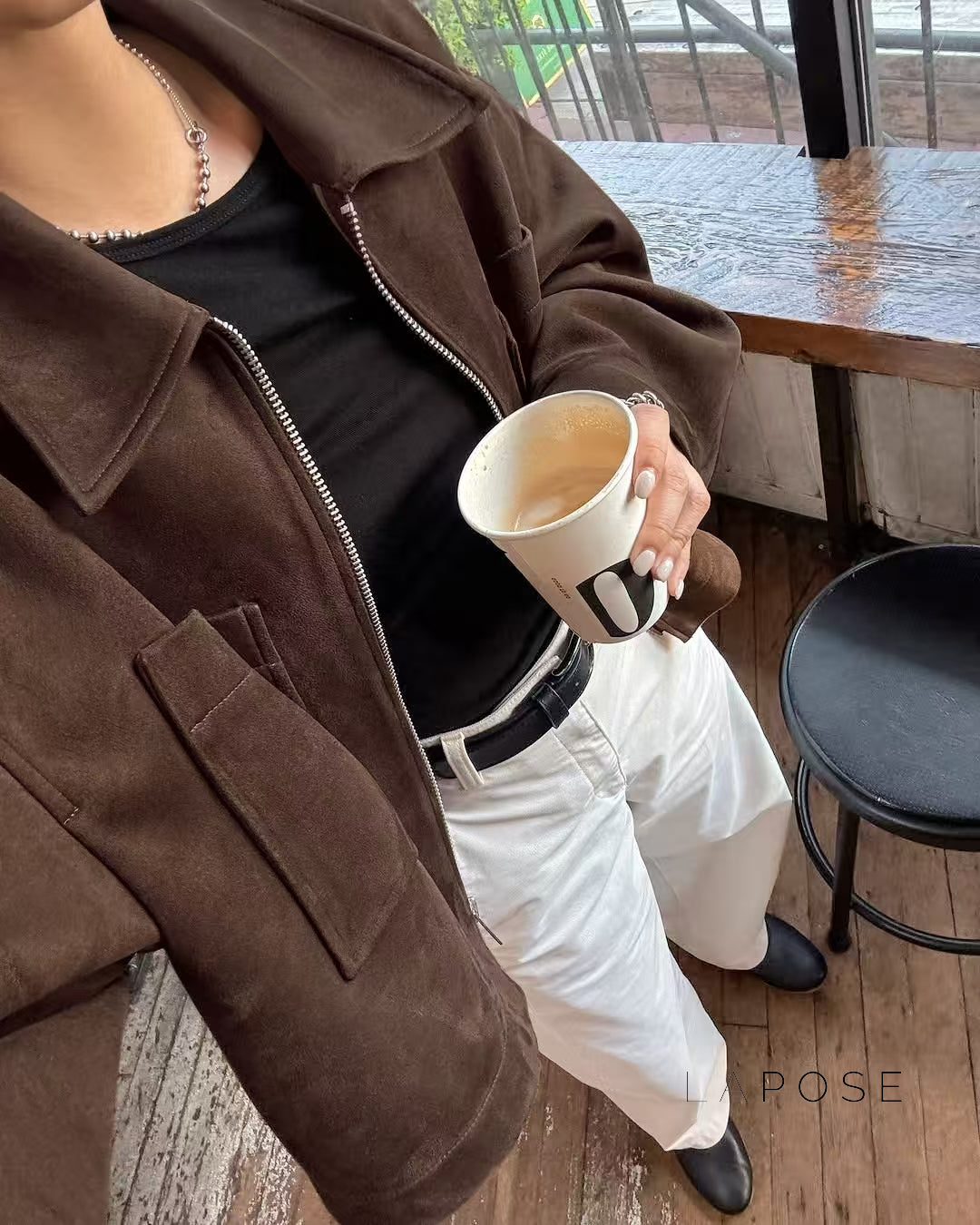Celestine Cropped Lapel Jacket [AZ4Q616F]