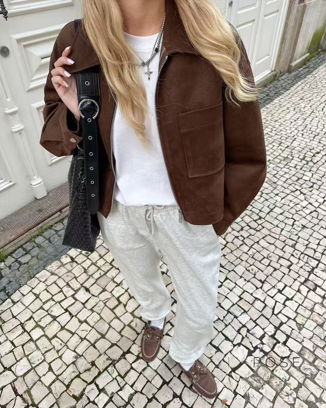 Celestine Cropped Lapel Jacket [EHVTIHZO]