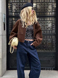 Celestine Cropped Lapel Jacket [V60ORTVU]
