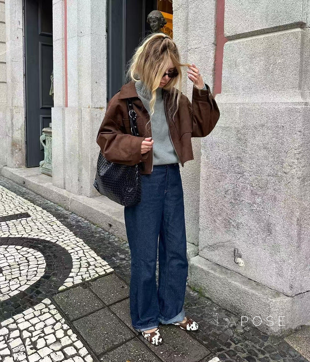Celestine Cropped Lapel Jacket [YFSZB4PK]