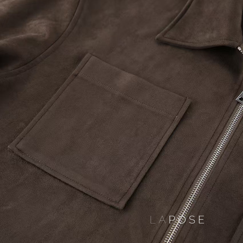 Celestine Cropped Lapel Jacket [DLXWI03P]